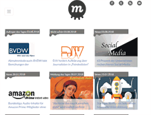 Tablet Screenshot of medienmilch.de